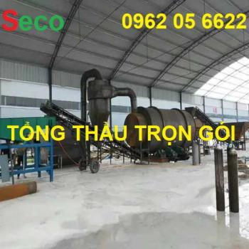 Hệ Thống Dây Chuyền Máy Sấy Cát Thùng Quay 3 Lớp