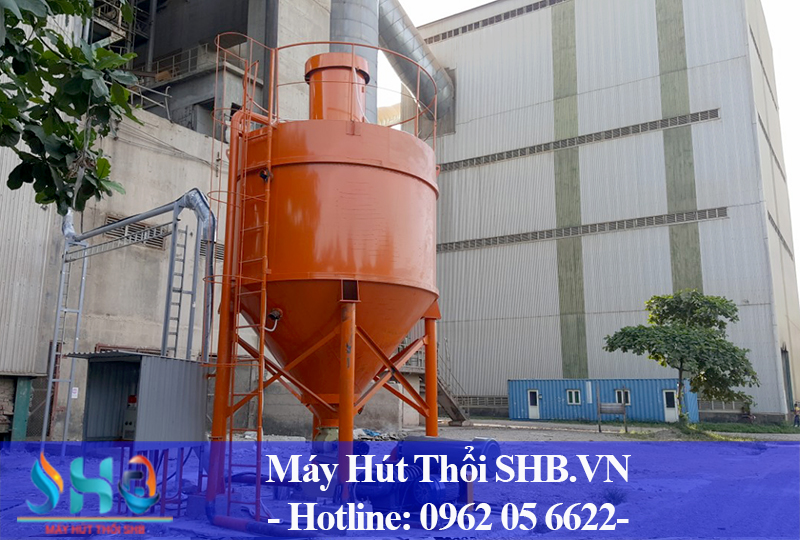 máy hút thổi xi măng, nguyên liệu rời
